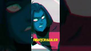 NIGHTCRAWLER IN X Men Evolution x Teen Titans CROSSOVER shorts marvel teentitans xmen ai [upl. by Esyli]