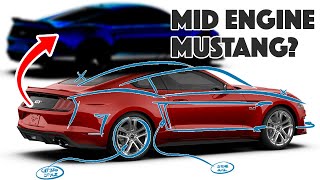 Designer creates MIDENGINED Ford Mustang  C8 competitor [upl. by Leontine]