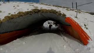 Skiing  Eigergletscher Piste 25 [upl. by Irim]