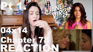 Jane the Virgin  04x14 Chapter 78 Reaction Vid Pt 1 [upl. by Notna]