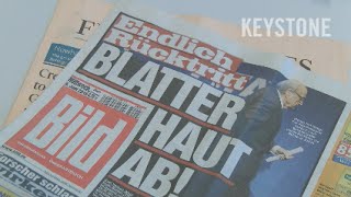 Presseschau zum BlatterRücktritt [upl. by Teague]