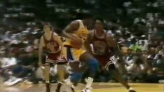 1991 NBA Finals Bulls at Lakers Gm 4 part 613 [upl. by Violetta]