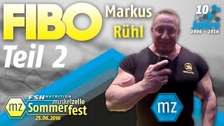 Muskelzelle  FIBO 2016  Markus Rühl  Tim Budesheim  Teil 2 [upl. by Oilerua]