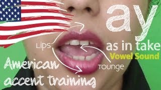 American Accent Training  Part 02  Vowel sound AY  Free English Lesson  ESL [upl. by Lais]