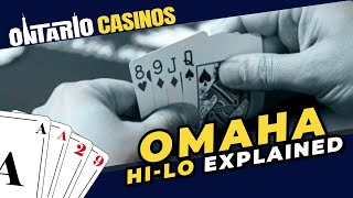 Poker Omaha HILO Explained [upl. by Marcelo]