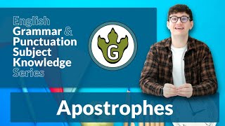 English Grammar amp Punctuation Subject Knowledge Series  Apostrophes [upl. by Halie]