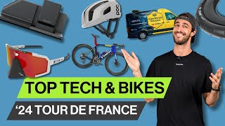 Hottest Bikes And Tech At The Tour De France 2024 [upl. by Wootan]