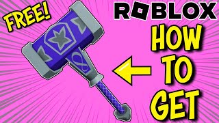 FREE ITEM How To Get The INFINITY HAMMER on Roblox  Build A Rocket 🚀 [upl. by Ellennoj651]