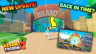 I completed the Jurassic Island Update in Resort Tycoon 2 🦖 [upl. by Aslam65]