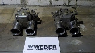 Weber Carburatori подержанные Weber 45 DCOE UsedAutoParts [upl. by Adora304]