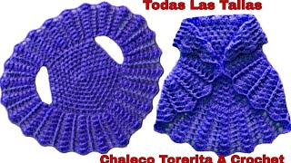 Chaleco torerita tejido a crochet muy fácil Paso A Paso gratis [upl. by Eselahs620]