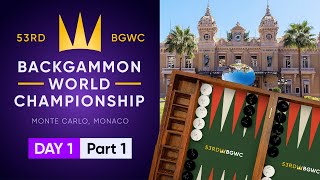 53rd Backgammon World Championship  Monte Carlo Open Intermediate Division Final [upl. by Gnoht]