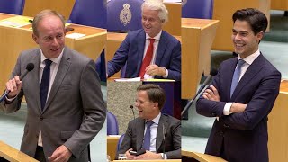 Hilariteit met Jetten en Van der Staaij tijdens APB2020 [upl. by Seravart]