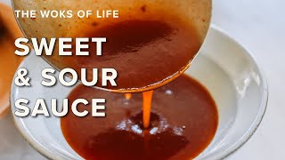 Easy Sweet and Sour Sauce  a universal dipping sauce and stir fry sauce  The Woks of Life [upl. by Atteselrahc539]