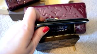 Viewer Request What fits inside of a Louis Vuitton Zippy Coin Purse Wallet Review [upl. by Ylrebmek502]