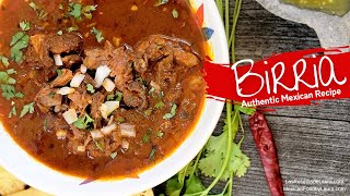 Authentic Mexican Birria Recipe [upl. by Heinrik7]