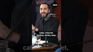 Nayib Bukele Hay teorías que suenan bien para los intelectuales pero no aplican en la realidad [upl. by Bennink]