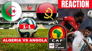 Algeria vs Angola 11 Live Stream Africa Cup of Nations AFCON Football Match Score Highlights Direct [upl. by Ssitruc497]