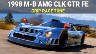 Forza Horizon 5  1998 MercedesBenz AMG CLK GTR FE FH5 Grip Race Build Tune amp Gameplay [upl. by Inaliak456]