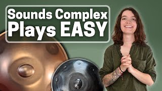 A Beautiful Pattern  Beginner Handpan Tutorial [upl. by Mendelsohn107]