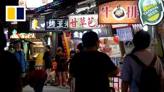 Taiwan night market resumes in quake aftermath [upl. by Anahpos]