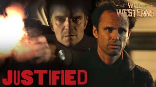 Top 5 Moments Of Justified Season 2 ft Timothy Olyphant  Wild Westerns [upl. by Maice]