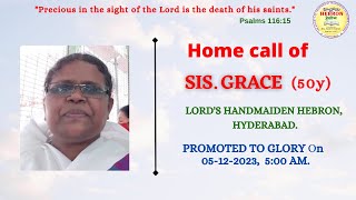 HOME CALL OF SIS GRACE LORDS HANDMAIDEN  HEBRON [upl. by Nivi733]