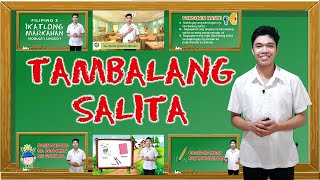 Pakitang Turo sa Filipino 3 Tambalang Salita Modulebased Video Lesson [upl. by Atla]