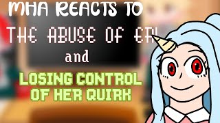 MHABNHA reacts to quotThe Abuse of Eriquot and quotEri losing control of her quirkquot  TheGlitch  MHABNHA [upl. by Timon]