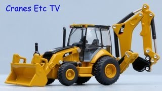 Norscot Caterpillar 450E Backhoe Loader by Cranes Etc TV [upl. by Kellen]