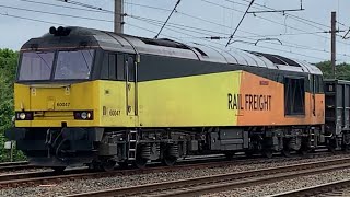 60047 GBRf RibbleheadTuebrook Sidings [upl. by Katushka]