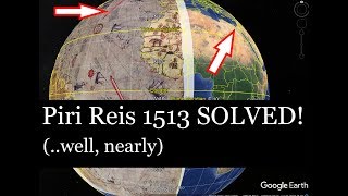 PIRI REIS 1513 A Introduction to Spatial analysis of advanced lost civilizations maps [upl. by Bogosian428]