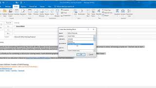 How to create Microsoft Outlook Quick Parts [upl. by Ginger]