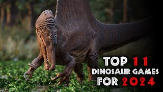 Top 11 BEST Dinosaur Games coming in 2024 [upl. by Allemahs65]