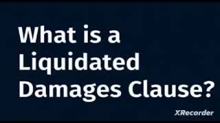 concept of liquidated damages  liquidated damages in contract law  liquidated damages in contracts [upl. by Almeta]