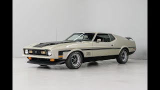 1972 Ford Mustang Mach 1 [upl. by Toomay]