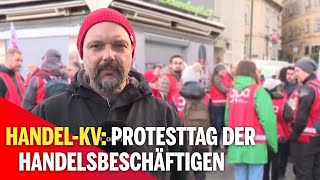 Protesttag der Handelsbeschäftigen  Keine Einigung bei MetallerKV Nun wird gestreikt [upl. by Enad]