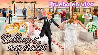 Sims Freeplay  Prueba en vivo quotBELLEZAS NUPCIALESquot 👰💍 [upl. by Llebyram]