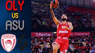 Olympiacos Piraeus  ASVEL  Clutch Moments Highlights [upl. by Rinum810]