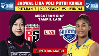 Jadwal Liga Voli Putri Korea 2024  RED SPARKS VS HYUNDAI  Klasemen Liga Voli Putri Korea 2024 [upl. by Nifled]