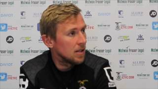 CaleyJagsTV  Richie Foran Preview v Alloa Athletic  Betfred Cup  090816 [upl. by Ronoel158]