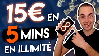 GAGNER DE L’ARGENT 15€ EN 5 MINUTES AVEC CETTE APPLICATION GRATUITE ARGENT FACILE [upl. by Kathi]