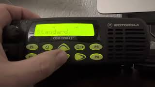 Motorola CDM1550 Call Alert Tones 17 and Standard [upl. by Nebra]