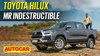 Toyota Hilux review  The legendary Toyota pickup  First Drive  Autocar India [upl. by Akeret366]