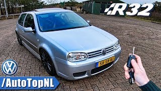 VW Golf MK4 R32 REVIEW POV Test Drive by AutoTopNL [upl. by Olodort]