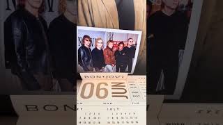 Unboxing the Bon Jovi 2024 40th Anniversary Calendar [upl. by Ern]