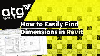 How to Easily Find Dimensions in Revit [upl. by Anileuqcaj]