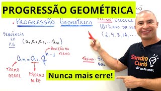 PROGRESSÃO GEOMÉTRICA  TERMO GERAL  SOMA DA PG [upl. by Denman472]