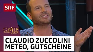 Claudio Zuccolini Meteo Gutscheine Spielerreden  Comedy aus dem Labor  SRF [upl. by Rbma]