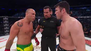 Bellator NYC Chael Sonnen vs Wanderlei Silva Fight Highlights [upl. by Hertberg]